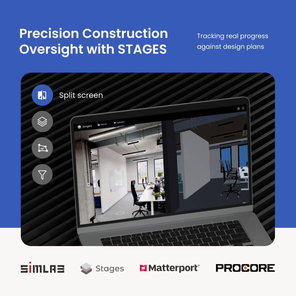 Advanced Construction Monitoring with STAGES - Real-Time BIM vs Reality Comparison